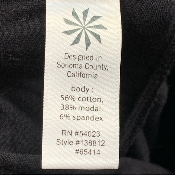 Athleta Westwood Bodycon Dress Black Tiered Waist Ruched Soft Stretch Size XS - Picture 7 of 16